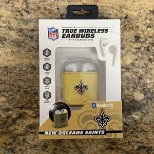 New Orleans Saints Bluetooth True Wireless Earbuds